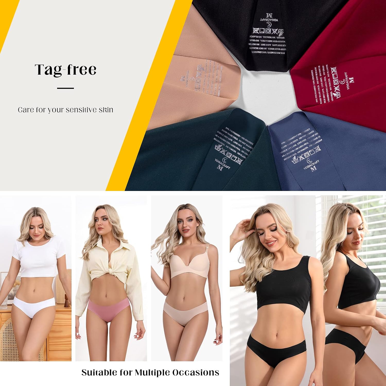 No-Show Women's Panties: Seamless Underwear for Women, No Panty Lines, Soft, Stretchy Resists Shrinkage & Pilling