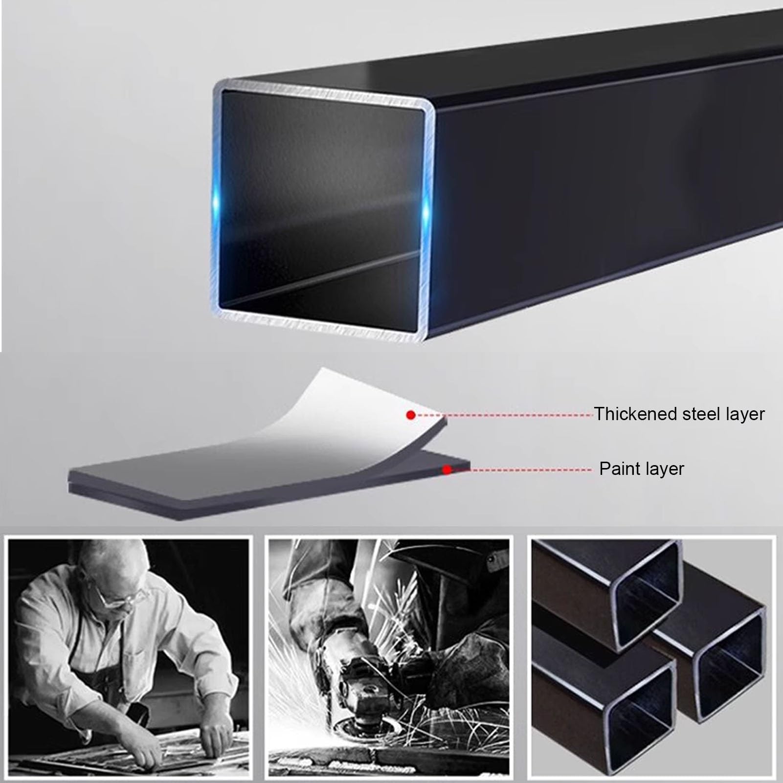 Soporte para impresora de 4 niveles con estante de almacenamiento, carrito móvil resistente para suministros de oficina, fax, escáner, archivos y organización de libros