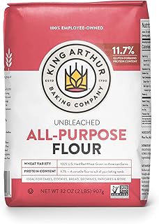 All Purpose Unbleached Flour, Non-GMO Project Verified, Certified Kosher, No Preservatives, 2 Pounds (Pack of 12)