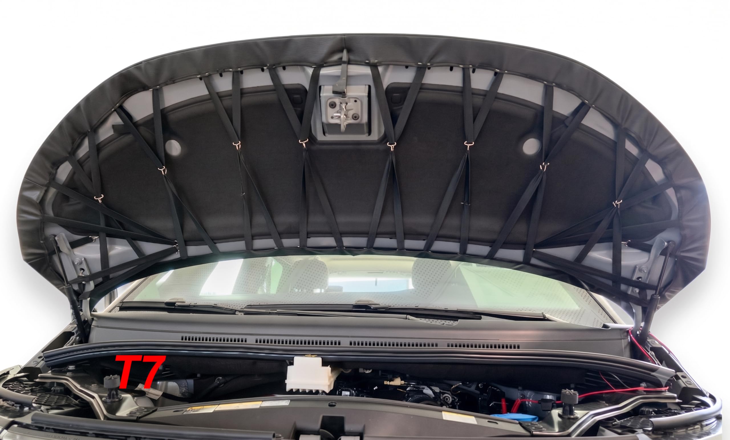 AB3-00907 Auto Bra Motorhaubenschutz kompatibel mit VW T7 Multivan Caravelle Haubenbra Steinschlagschutz Tuning Bonnet Bra