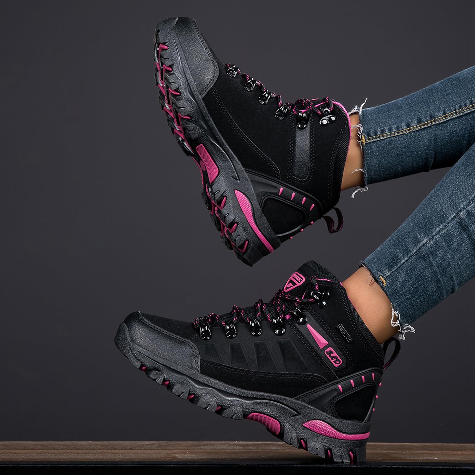Zapatos de senderismo antideslizantes para mujer