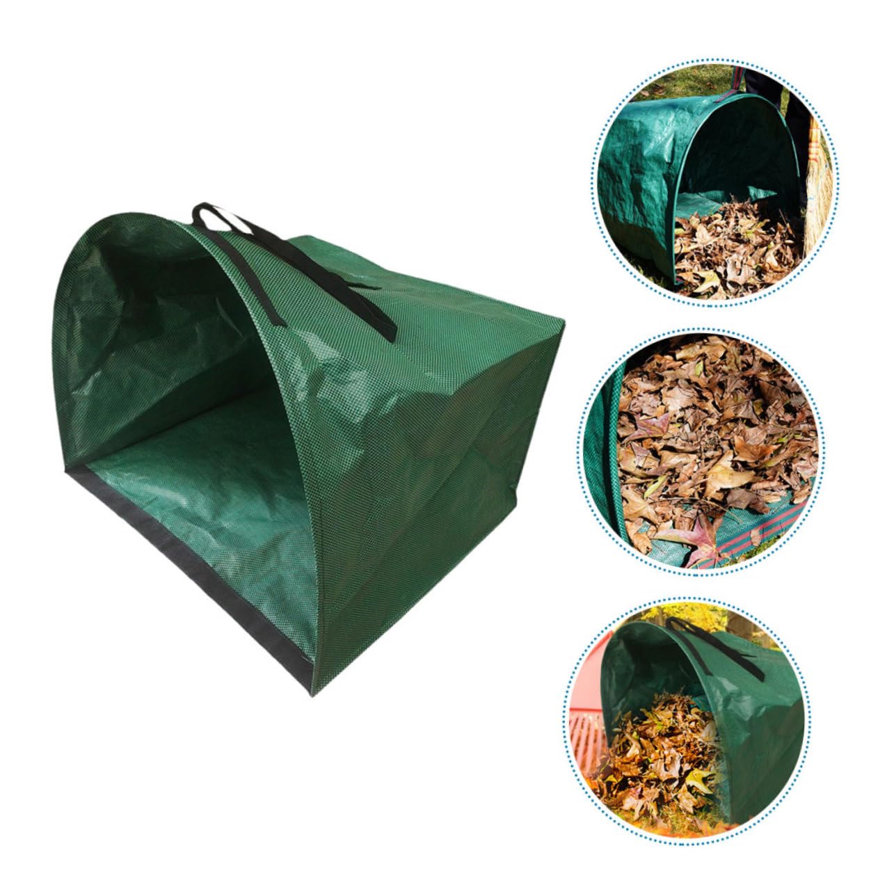 Laubbeutel Herbst Party Großer Pp Gartensack mit Griffen Grün