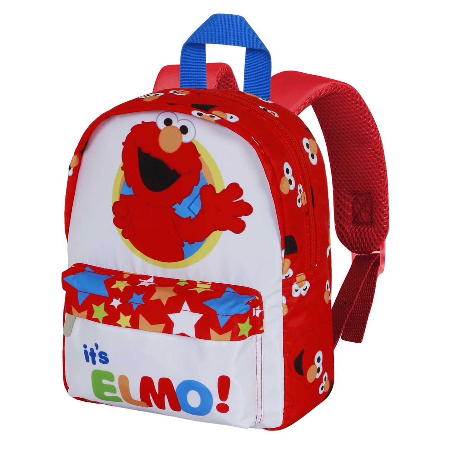 Karactermania Sesame Street Elmo Hello-Joy Preschool Backpack, White, 22 x 27 cm, Capacity 5 L