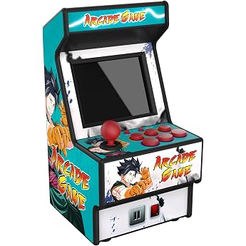 Mini Arcade Game Machine RHAC01 2.8Inch 156 Classic Handheld Games Portable Machine for Kids with Eye-Protected Screen(ENGLIS