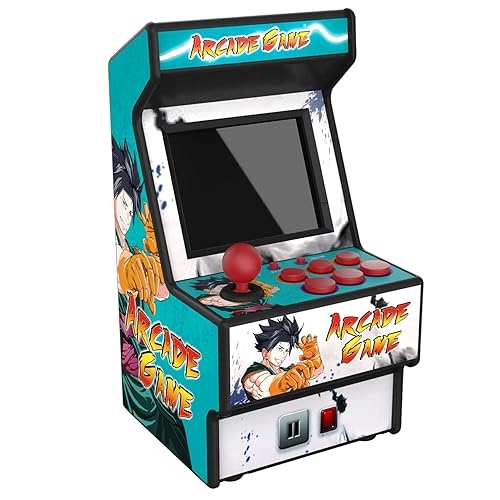 Mini Arcade Machine, Retro Gaming Console, Handheld Game Console with