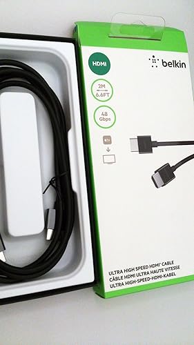 アップルTV4K belkin HDケーブルセット Amazon | Belkin AV10175bt2M-BLK Ultra HD 高速 HDMI ケーブル 4K