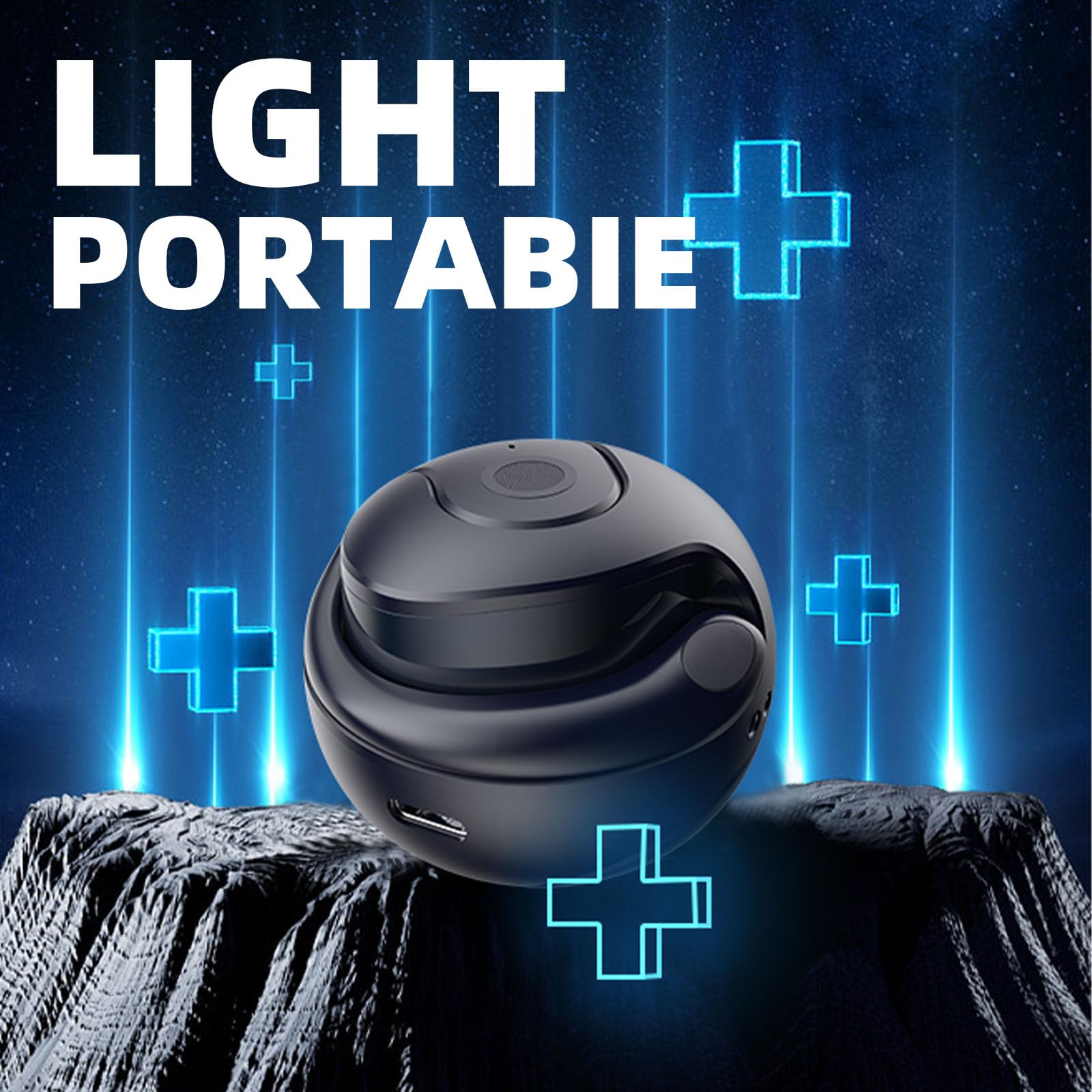 Auricolari senza fili Auricolari aperti Ows Cuffie Bluetooth per esterno Auricolare senza fili Appeso Auricolare IPX5 Impermeabile con Microfono Osso Conduzione Aria Auricolari per Sport