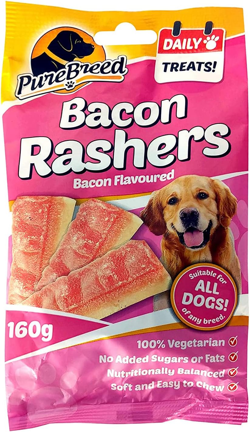 160g Bacon Rashers Dog Treats