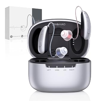 JINGHAO Hearing Aids, RIC Hearing Aids for Seniors