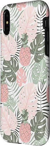 Miniatura 8 de Funda para iPhone 1212 Pro Tropical Hawaiian Pineapple Pink Sage Colors