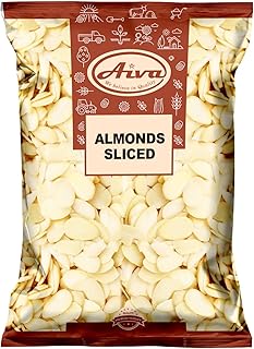 Aiva Blanched Almonds Sliced (5 LB Bulk Bag) – Premium Sliced Almonds fo...