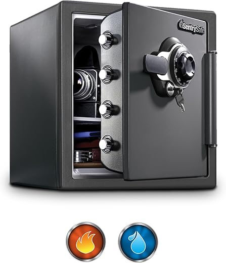 Fire Resistant Security Safe with Programmable Keypad – 0.83 cu ft