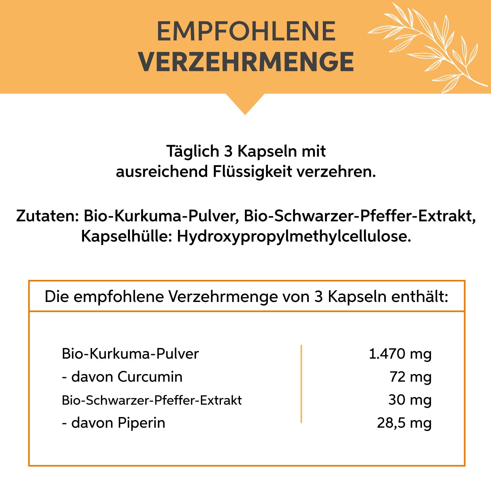 Bio Kurkuma Kapseln 1000 Stück | Hochdosiert 1500mg Tagesdosis | Mit Premium Curcumin aus Curcuma & Piperin aus schwarzem Pfefferextrakt | Vegan und 100% rein ohne Zusätze