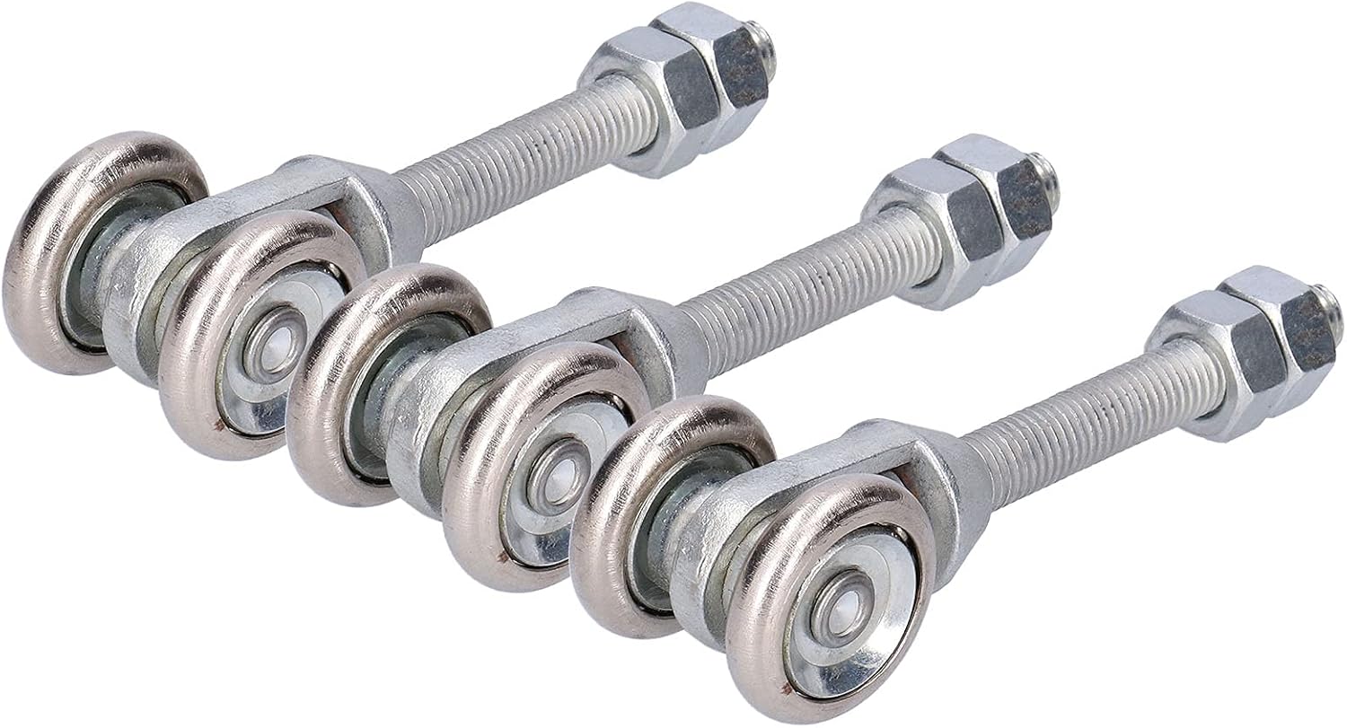 Amazon.co.jp Hyuduo 直径35mm ダブルホイールレール ハンギングトロリー ドアサスペンションホイール ガラス スライド