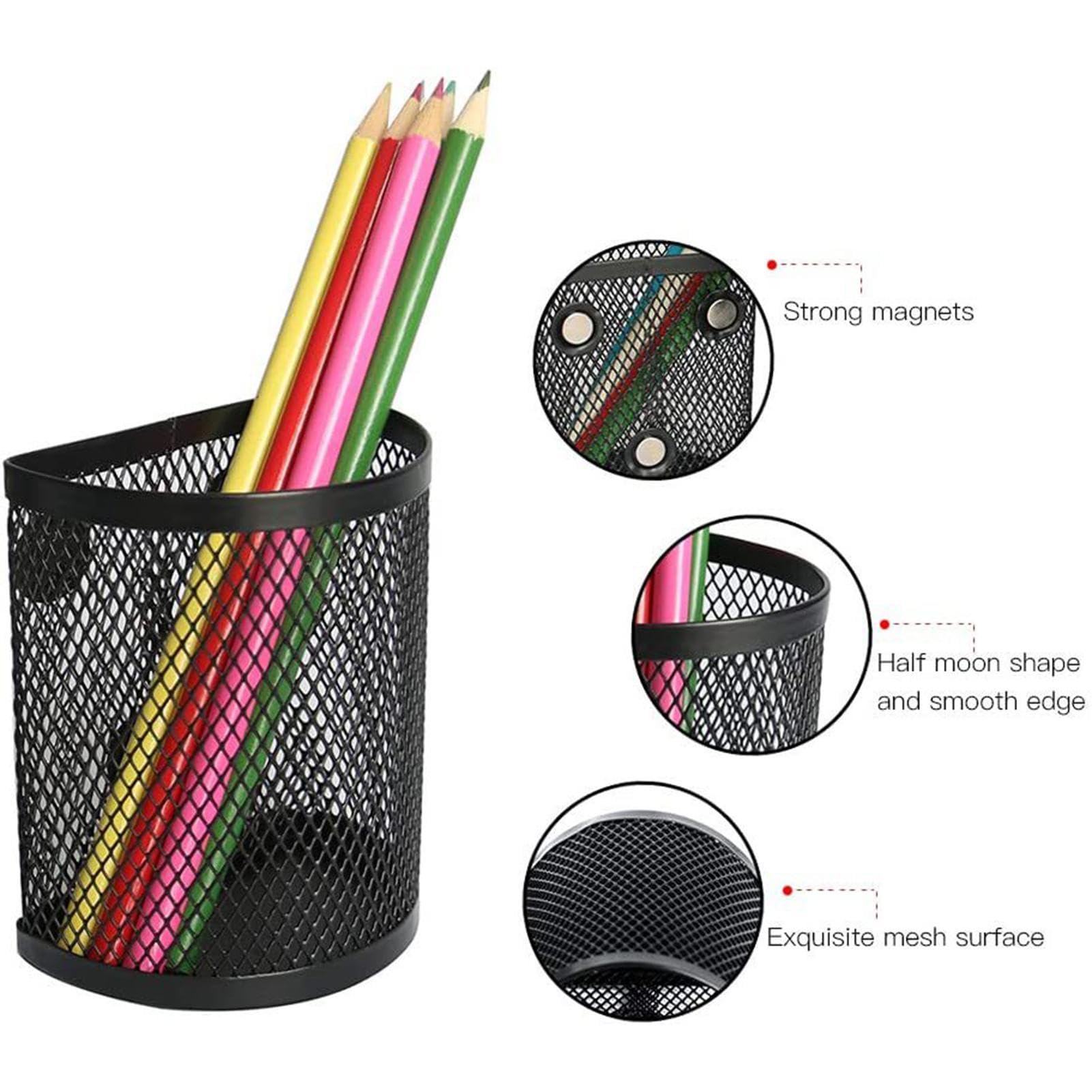 Magnetische Mand Set van 2 van GoSupplyWise - Mesh Organizer en Houder op Witte Board voor Droge