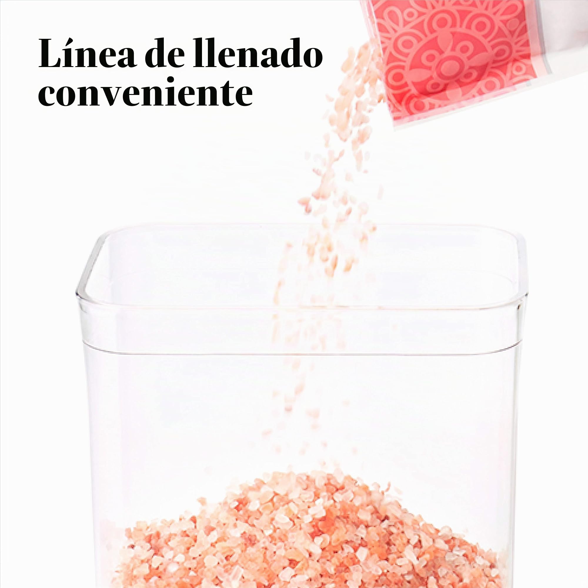OXO 11236000 Good Grips - Juego de recipientes POP de 10 piezas, plástico, color blanco