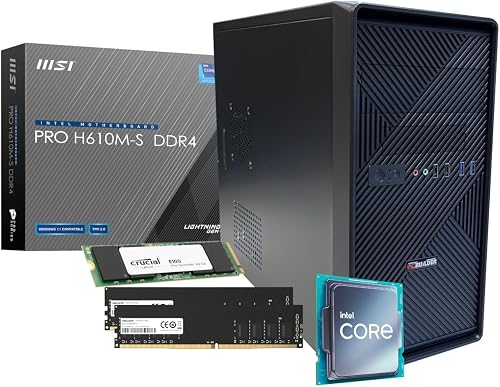 PCBuilder Intel i5-12400 Home Master UHD730 16GB 480GB Windows 11 Desktop PC