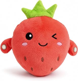 Strawberry Magic Touch Fruit Toy, Musical Sensory Toy | Strawberry Magic Touch Fruit Toy, Musical Sensory Toys, Soft Velvet Material,Interactive Play for Bonding