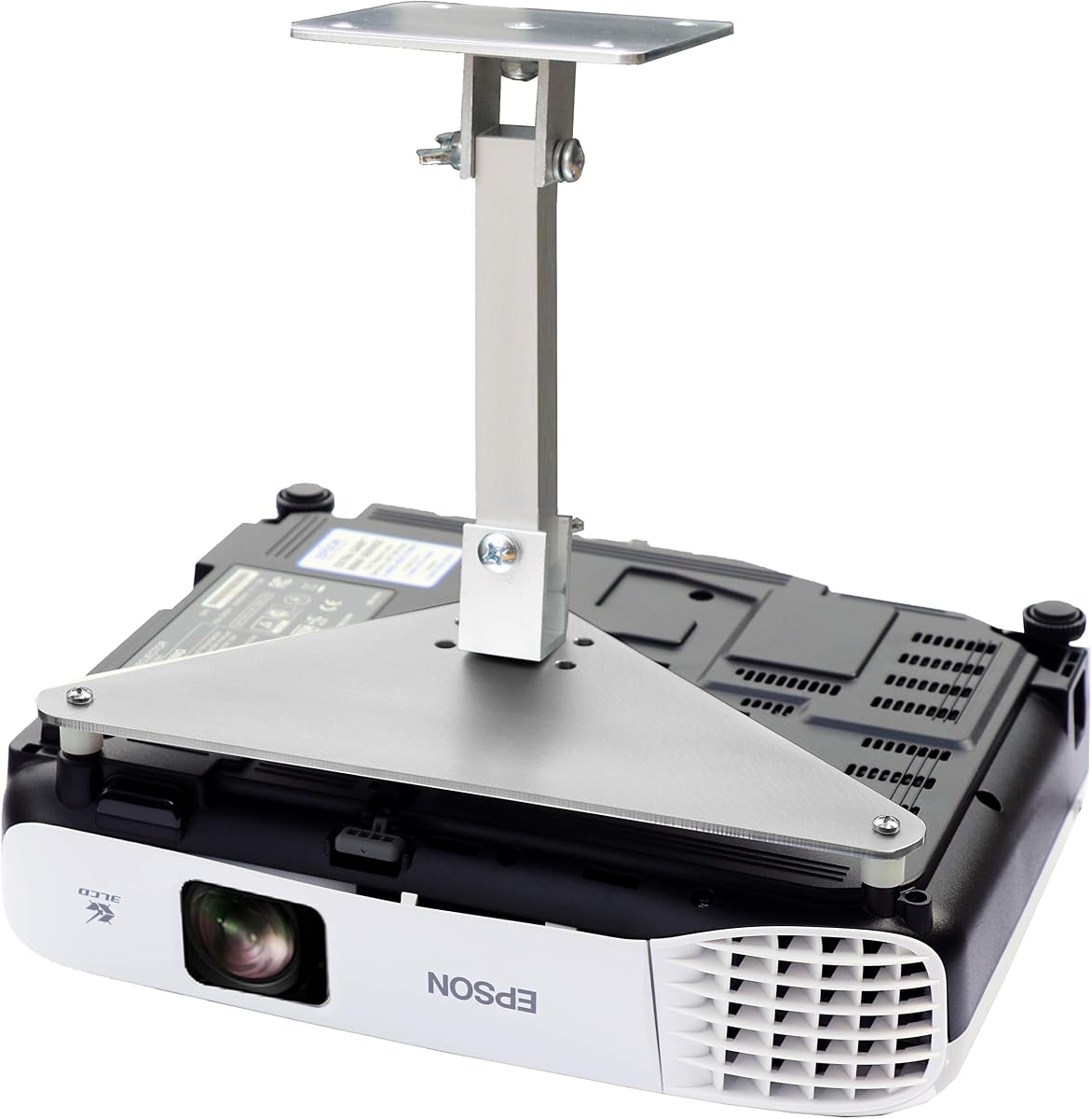 Soporte de techo para proyector compatible con Epson Home Cinema 660 760HD 1060 2100 2150 (extensión de 10 pulgadas)
