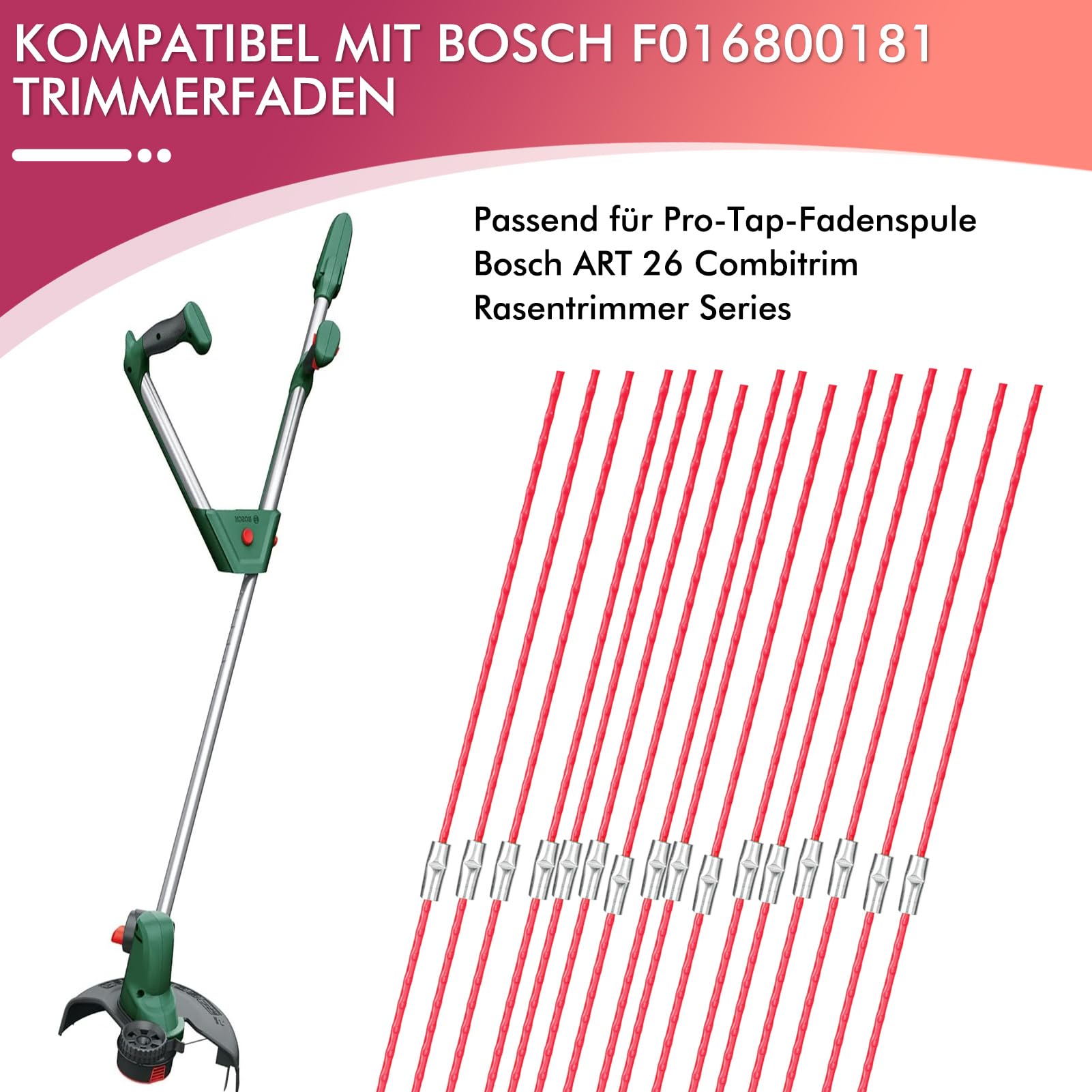 F016800569 Bobine Et Ligne De Débroussailleuse Compatibles Avec Bosch Easygrasscut Remplacement