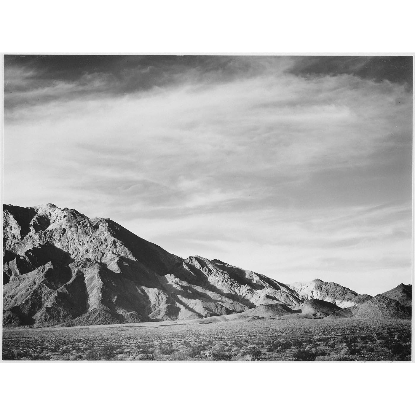 Impression sur toile haut de gamme de la Vallée de la mort