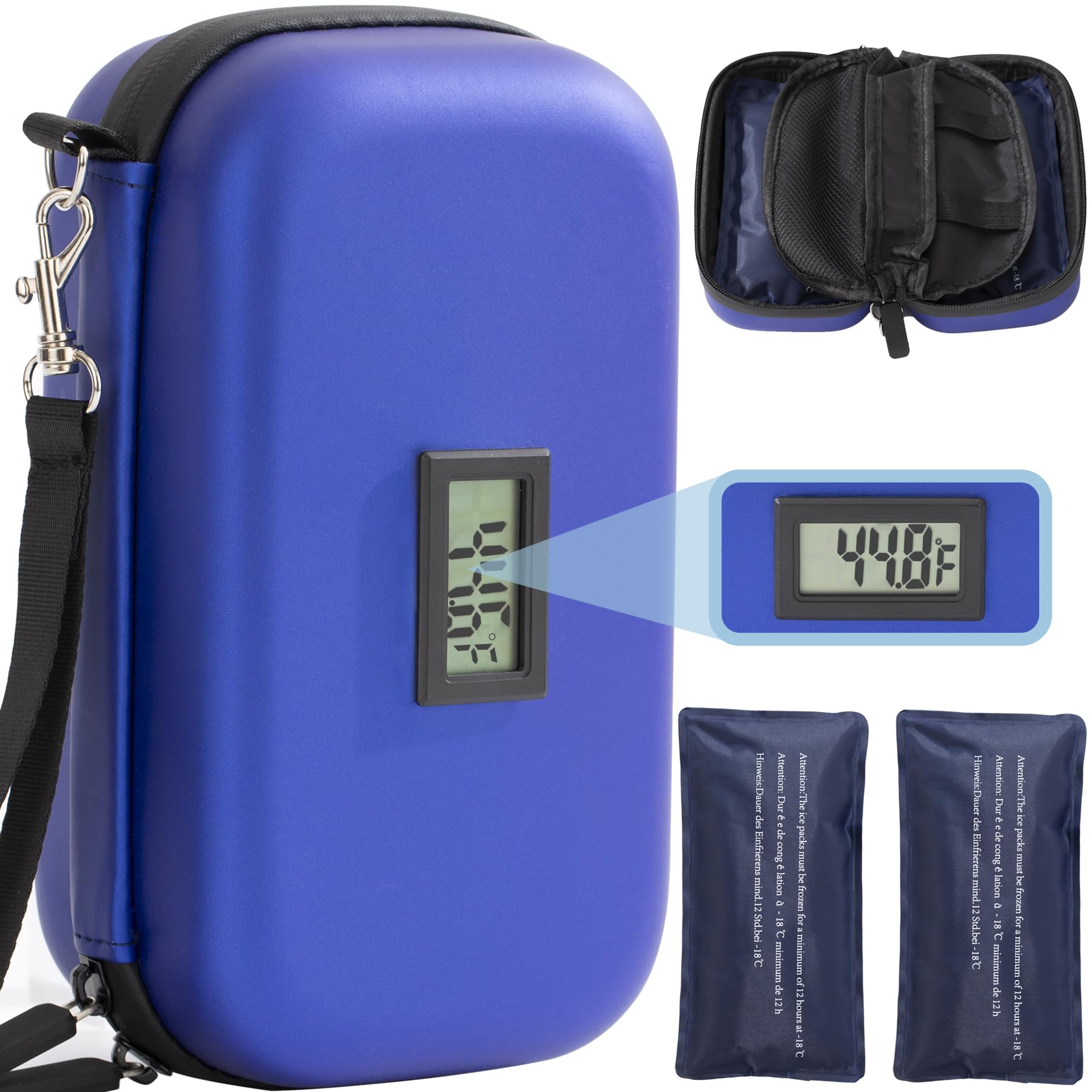 Fasolahome 24h Insulin Cooler Travel Case