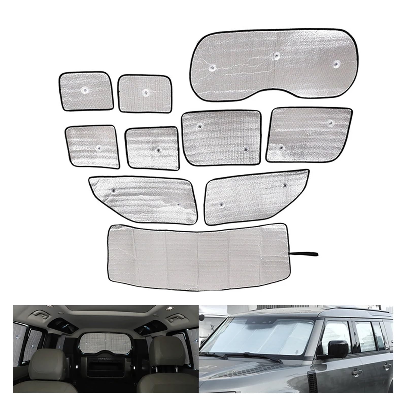 Parasol Parabrisas Parasol Para Parabrisas Coche Visera Anti-UV Para Land Para Rover Para Defender 2012 2013 2014 2015 2016 2017 2018 2019 2020 2021 2022