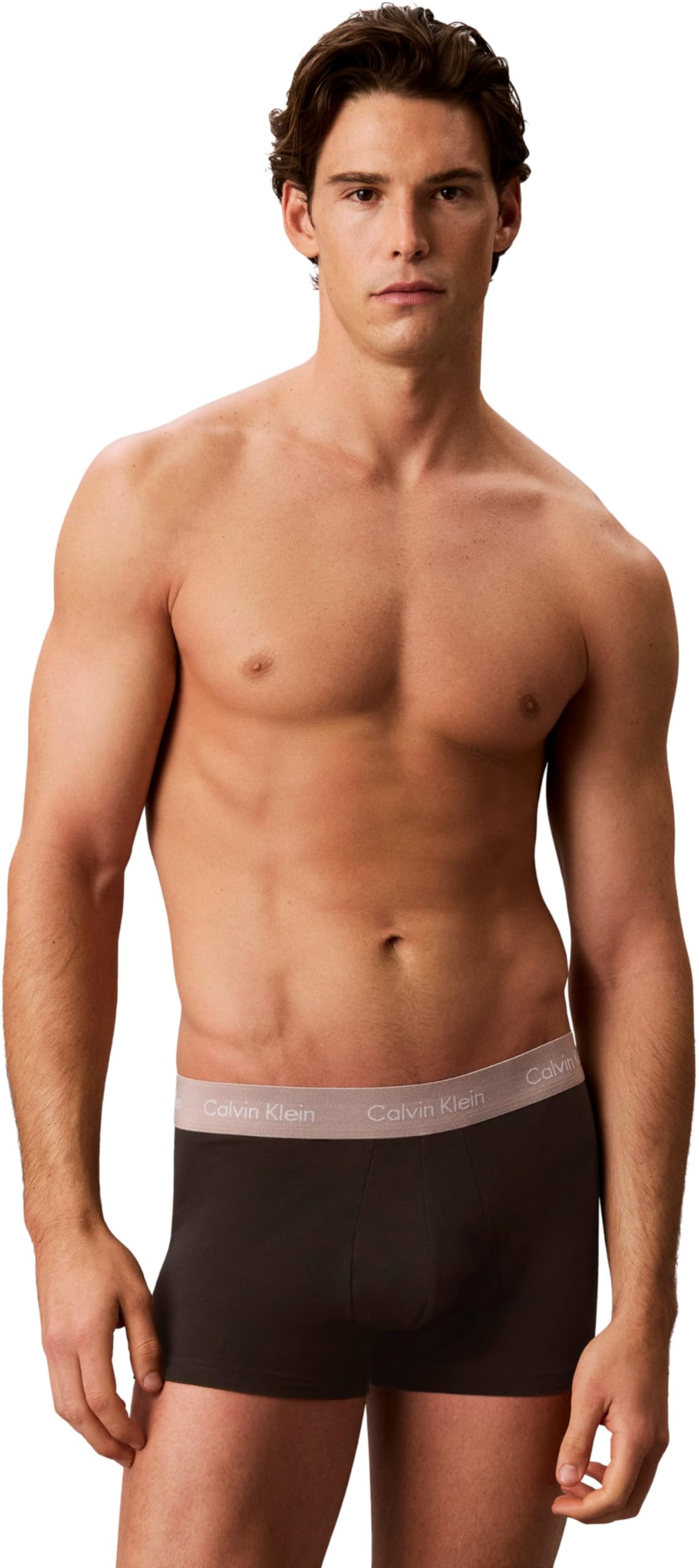 Calvin Klein Boxer Uomo Confezione 5 Capi Elastico a Vista logato Cotone Elasticizzato Articolo NB2734A