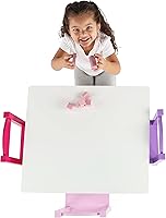 Vista 27 de Humble Crew- Juego de mesa y 4 sillas de madera para niños, gris/azul/verde/amarillo