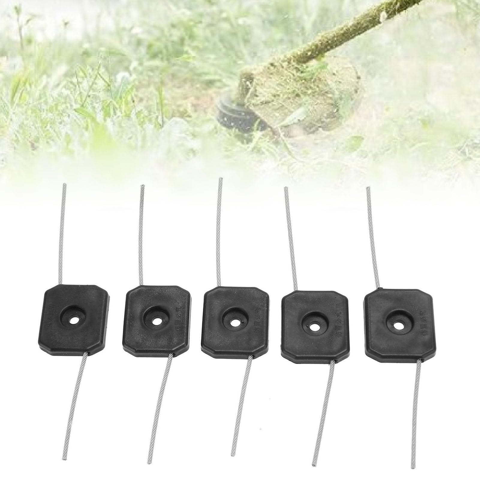 Wakects Testina di Ricambio per Decespugliatore da 5 Pezzi, di Decespugliatore da 150 Mm Accessori per Attrezzi da Giardino per Rifinitura di Giardini, Prati e Colture
