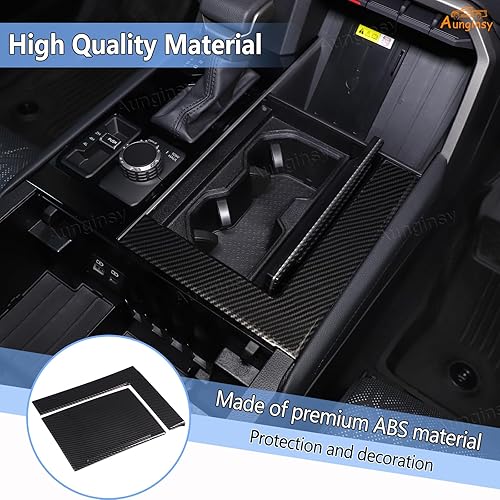 Miniatura 4 de Soporte para taza de consola central de automóvil, compatible con Toyota TundraSequoia 2022-2023 con control central interior, soporte para tazas de