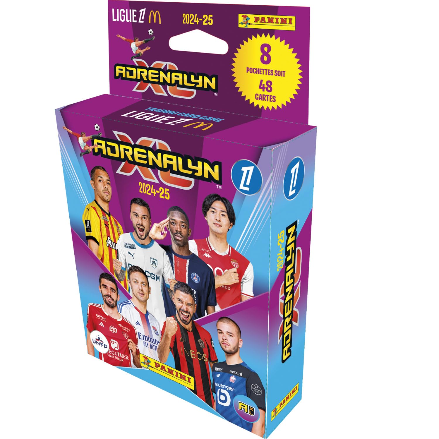 PANINI ADRENALYN Ligue 1 McDonald's 2024-​2025 Trading Cards Game Blister 8 Pochettes
