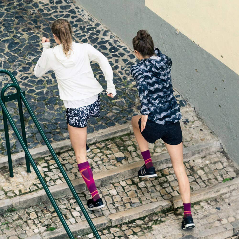 BAUERFEIND Laufsocken Run Performance Mid Cut Socks für Sport & Laufen, 1 Paar