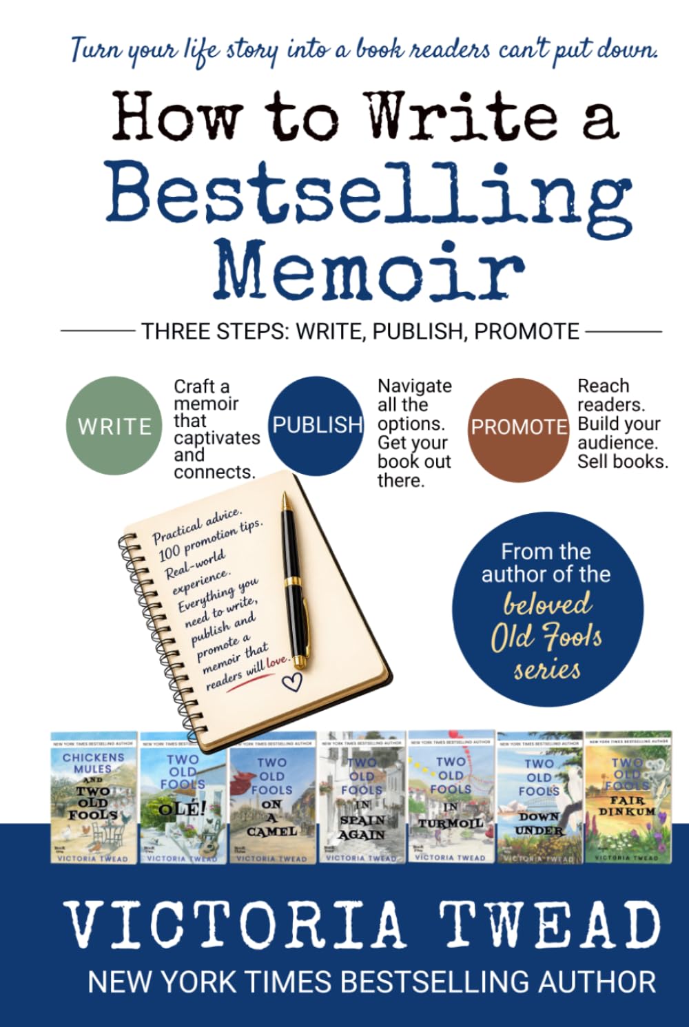 How to Write a Bestselling Memoir: Three Steps - Write, Publish, Promote