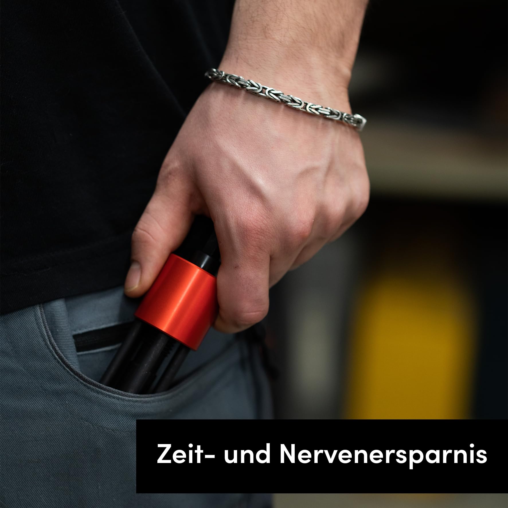 Aufnahme für Lochsägen | Set inkl. 68mm Lochsäge und Zentrierbohrer | Einfaches Entfernen des Bohrkerns | Ideal für Hohlwanddosen