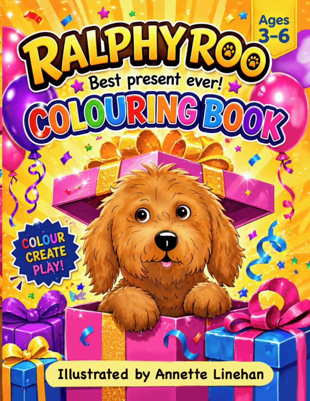 Ralphy Roo - The Best Present Ever: Colouring Book
