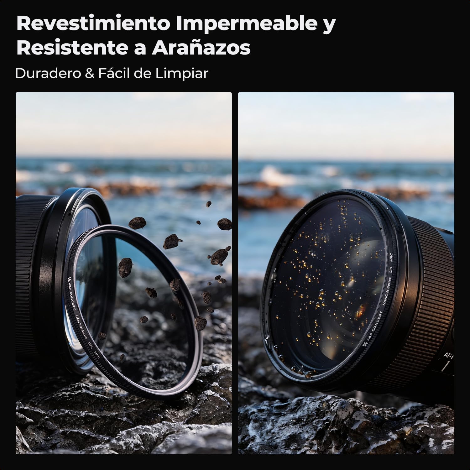 K&F CONCEPT Nano-Xcel 95MM Filtro Polarizador Circular CPL, CPL Filtro Polarizador de HD Vidrio Óptico con 28 Capas Revestimiento Nano