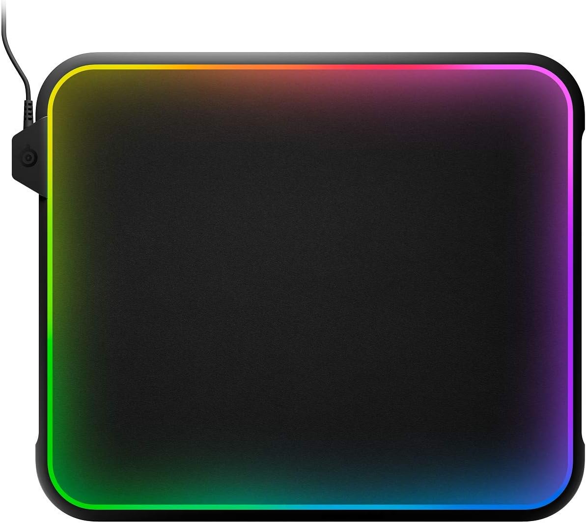 SteelSeries QcK Prism RGB Mousepad, Dual-Surface, 12-Zone Lighting with Gamesense