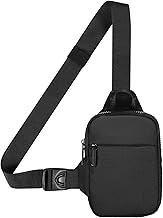 Sling Bag, Waterproof Chest Bag for Men and Women, Mini Breathable Crossbody Shoulder Bag with Zipper, Lightweight Shoulder Backpack for Travel Hiking Cycling Camping Outdoor Sports