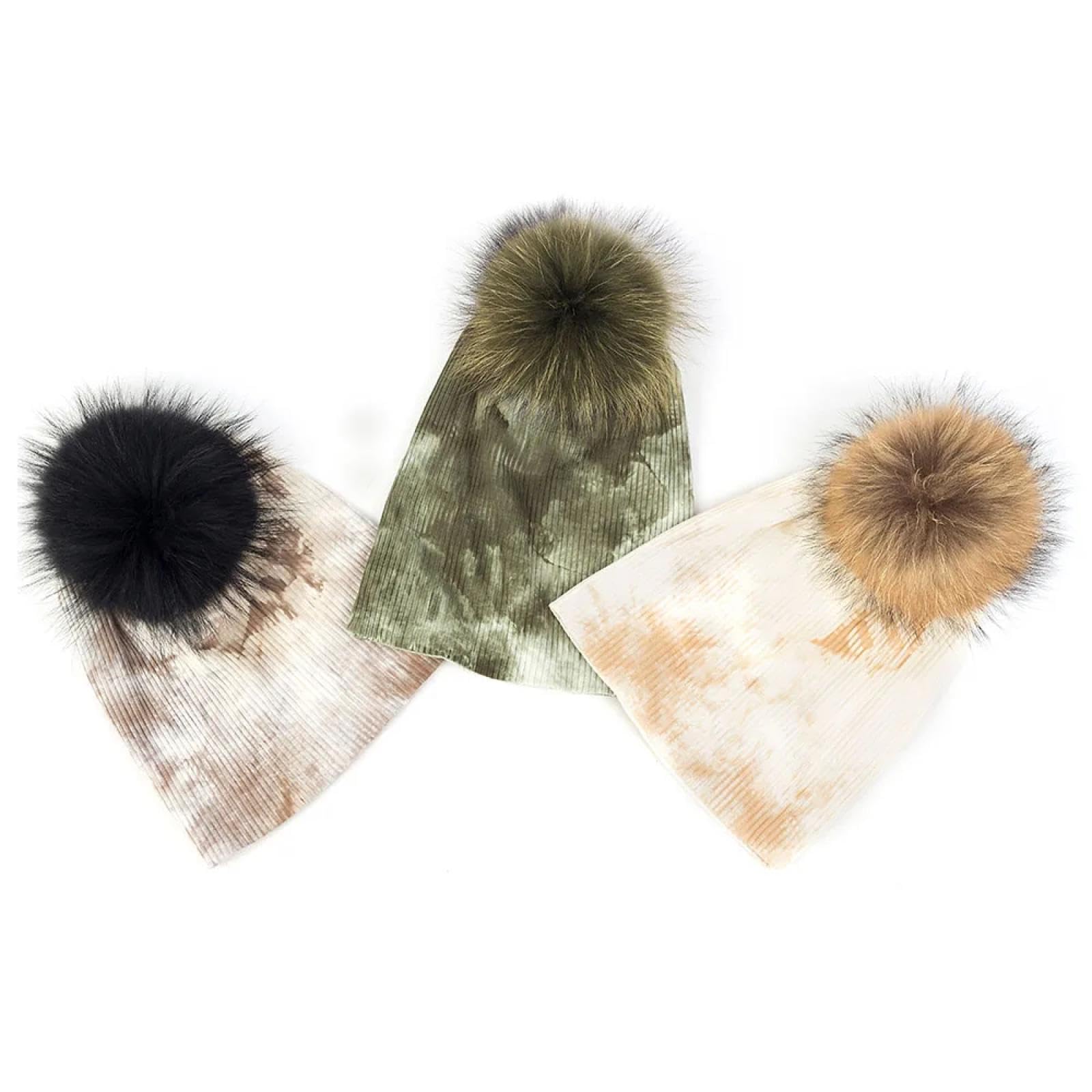 Casquettes Bonnets Chapeaux Bonnet Tricoté Femmes Bonnet Dames Tricoté Hiver Chaud Coton Skullies Chapeaux