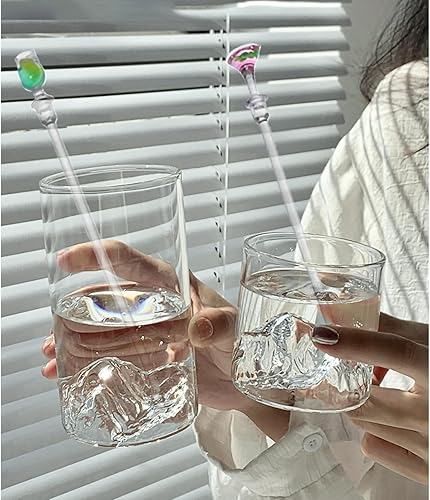 Miniatura 2 de Palitos de acrílico coloridos, 10 unidades de 9 pulgadas, agitadores de bebidas de cóctel reutilizables, vasos transparentes, agitador de bebidas