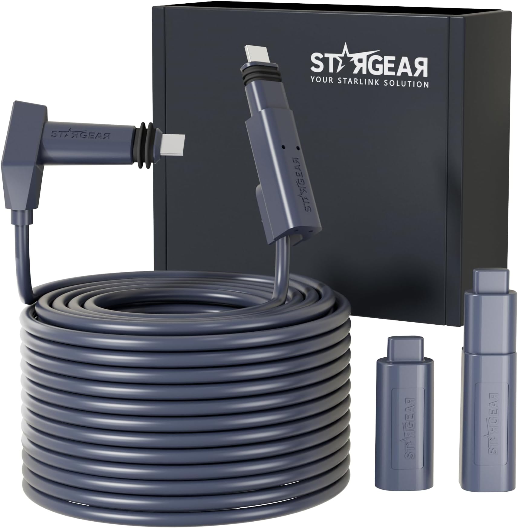 - Starlink Cable 16.4FT for Standard Actuated Gen 2, Starlink Replacement Cable for Rectangular Satellite V2 Waterproof Gray