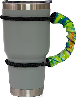 MugGiez Universal Drink Handle, Lime-A-Rita - Royal Blue & Lime, The Original Cup Handle, Premium Quality, Tough, Cups, Mugs, Bottles, Cans, Tumblers
