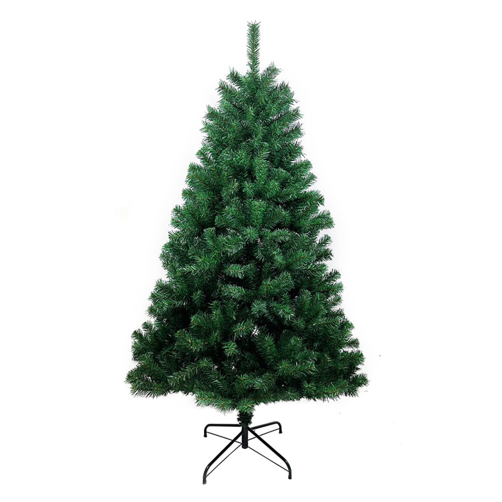 Albero di Natale Artificiale Albero di Natale Abete Incernierato Albero di Natale Pino, Facile da Montare, Cerniere in Metallo E Base Pieghevole per Casa Ufficio Festa Decorazione,5ft