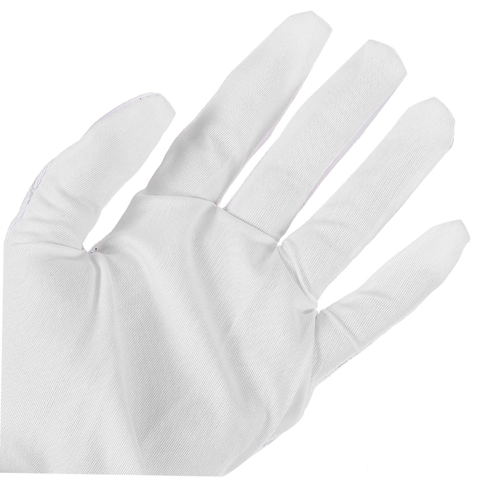 DOITOOL 50 Pares De Guantes De Tela Ultrafinos Sin Pelusa Guantes De Protección De Manos De Etiqueta Para Actuaciones Transpirables De Joyería Industriales