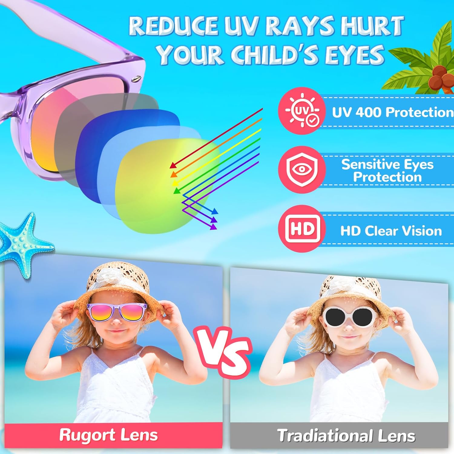 Kids Sunglasses Bulk Party Favors - 24Packs Boys Girls Sunglasses for Kids Age 3-8, Neon Sunglass with UV 400 Protection, Goodie Bags Stuffers for Kid Birthday Classroom Graduation Valentines Gifts - Image 3