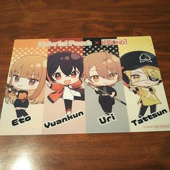 ラウンドワン　カラフルピーチ　プラマット カラフルピーチ ラウンドワン プラマット 3種コンプ - メルカリ