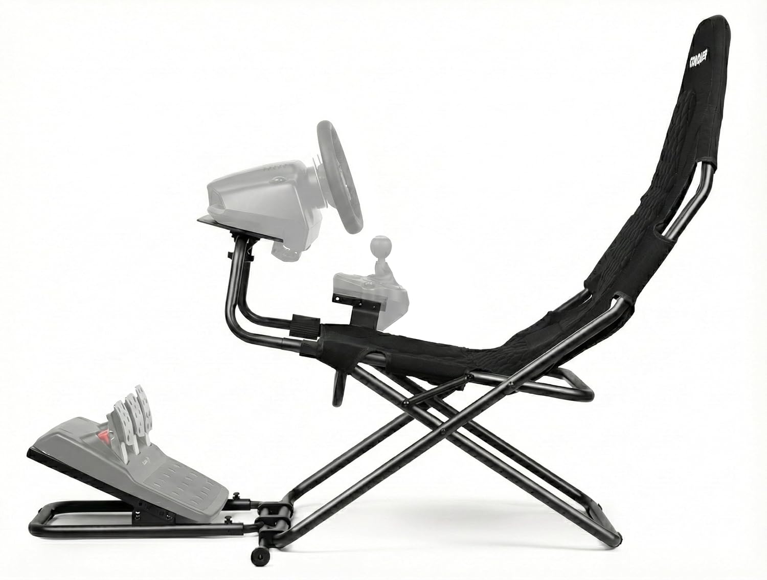 Conquer Racing Simulator for Logitec, Thrustmaster, Fanatec, Portable Folding Race Sim Cockpit for G920 G29 G923, T248X T248 T300 T150 458 TX Simagic Moza Xbox PS5 PS4 PC Logitec G Flight