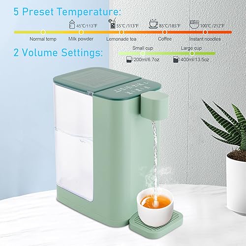 Miniatura 3 de Dispensador de agua caliente instantáneo, hervidores eléctricos, sistema de agua instantáneo de encimera para calentamiento y salida rápidos, 5