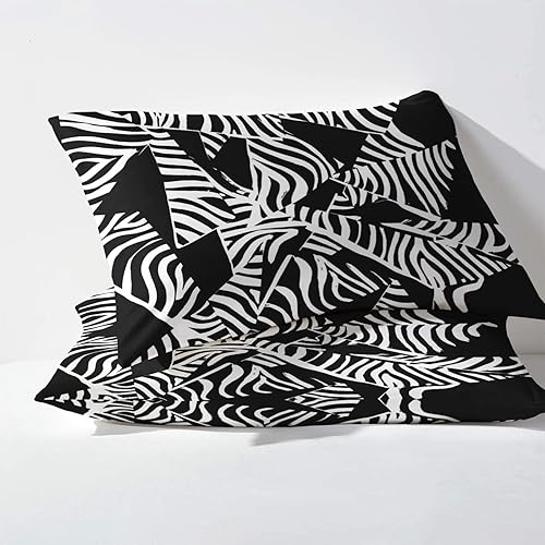 Miniatura 9 de Juego de funda de edredón tamaño matrimonial  Juego de cama impresionista  Patrón de noche estrellada  3 piezas  Funda de edredón de microfibra